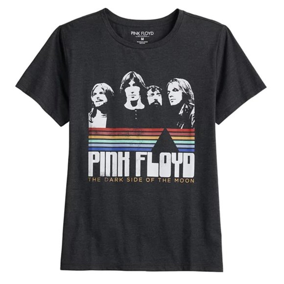 NEW Women's Pink Floyd Dark Side Graphic Tee - Picture 1 of 5